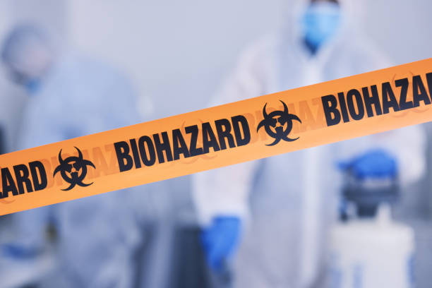Professional Biohazard technician working in Mina, NV